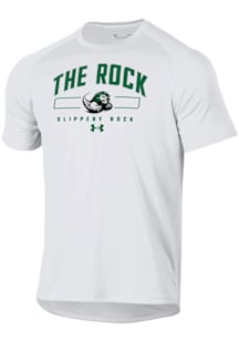Under Armour Slippery Rock White Tech Short Sleeve T Shirt