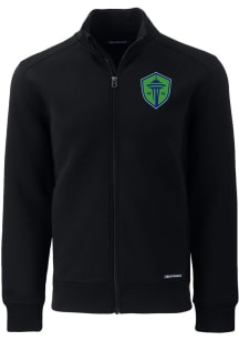 Cutter and Buck Seattle Sounders FC Mens Black Roam Big and Tall Light Weight Jacket