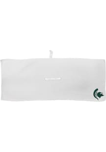 White Michigan State Spartans Microfiber 16x40 Golf Towel