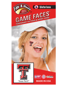 Texas Tech Red Raiders Peel Stick 4 Pack Tattoo