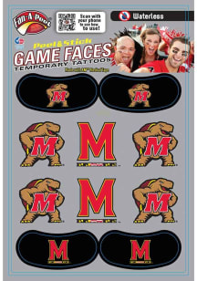 Red Maryland Terrapins Combo Pack Tattoo