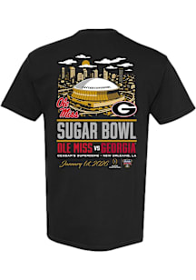 Something Inked Black 2026 Sugar Bowl Head to Head Stadium Short Sleeve T Shirt