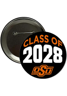 Oklahoma State Cowboys 3" Class of 2028 Button - Orange