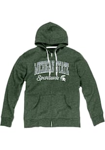 Womens Green Michigan State Spartans Laugna Long Sleeve Full Zip Jacket