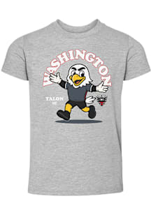 DC United Toddler Grey Mascot Short Sleeve T-Shirt