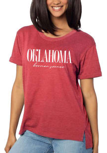 Oklahoma Sooners Womens Crimson Must Have Short Sleeve T-Shirt