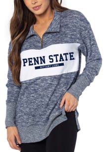 Penn State Nittany Lions Womens Navy Blue Cozy 1/4 Zip Pullover