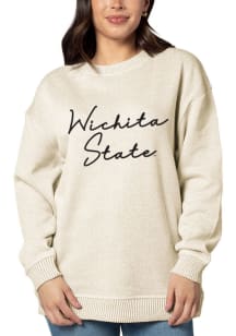 Wichita State Shockers Womens Yellow Warm Up Crew Sweatshirt