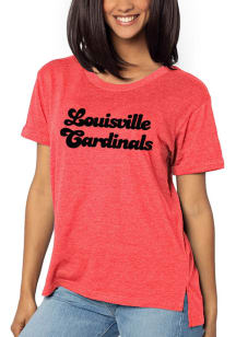Louisville Cardinals Womens Red Must Have Short Sleeve T-Shirt