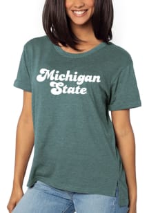 Michigan State Spartans Womens Green Must Have Short Sleeve T-Shirt