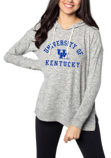 Kentucky Wildcats Womens Grey Tunic Hooded Sweatshirt