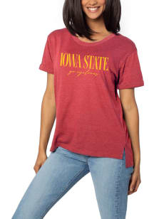 Iowa State Cyclones Womens Crimson Must Have Short Sleeve T-Shirt