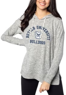 Butler Bulldogs Womens Grey Tunic Hooded Sweatshirt