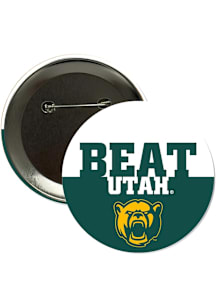 Baylor Bears BEAT Utah 3" Button - Green