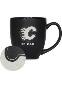 Calgary Flames #1 Dad 15oz Bistro Ceramic Mug - Black