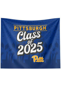 Blue Pitt Panthers Class of 2025 34xx40 Tapestry Blanket