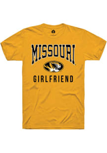 Rally Missouri Tigers Gold Girlfriend Short Sleeve T Shirt