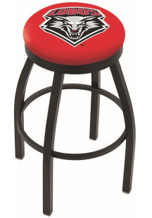 New Mexico Lobos Black Pub Stool - Black