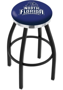 North Florida Ospreys Chrome Seat Pub Stool - Black