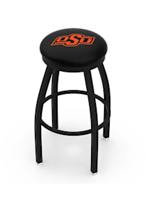 Oklahoma State Cowboys Black Pub Stool - Black