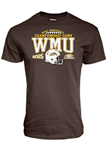 Western Michigan Broncos Brown MAC Football Championship Bound Short Sleeve T Shirt