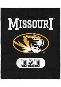 Missouri Tigers Dad Silk Touch Fleece Blanket - Black