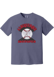 Summit Sportswear Albuquerque Isotopes Womens Purple Soft Arch Short Sleeve T-Shirt