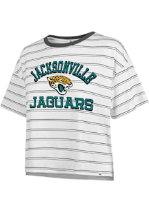 47 Jacksonville Jaguars Womens White Line Tobie Short Sleeve T-Shirt