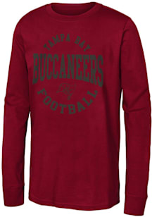 Tampa Bay Buccaneers Youth Red Around The Block Long Sleeve T-Shirt