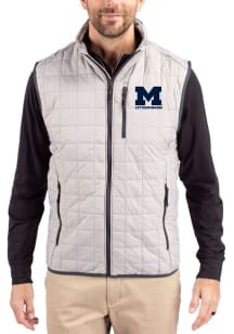 Mens Michigan Wolverines Ash Cutter and Buck Letterwinners M Club Rainier PrimaLoft Vest