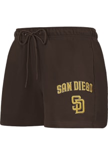 Pro Standard San Diego Padres Womens Brown Classic Shorts