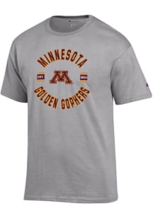 Minnesota Golden Gophers Grey Champion Jersey Short Sleeve T Shirt