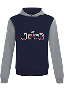 Levelwear Winnipeg Jets Mens Navy Blue Ultimate Journey Long Sleeve Hoodie