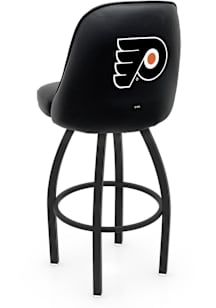 Philadelphia Flyers Padded Swivel Pub Stool - Black