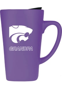 Purple K-State Wildcats 16oz Grandpa Soft Touch Ceramic Mug