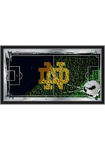 Notre Dame Fighting Irish Soccer Hanging Back Bar Mirror