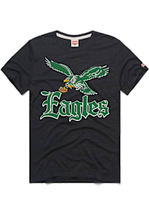 Homage Philadelphia Eagles Charcoal Olde English Short Sleeve Fashion T Shirt