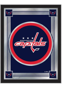 Washington Capitals Logo Hanging Back Bar Mirror