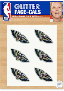 New Orleans Pelicans 6pk Glitter Tattoo