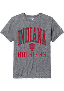 Indiana Hoosiers Grey All American Oversized Number One Short Sleeve T Shirt