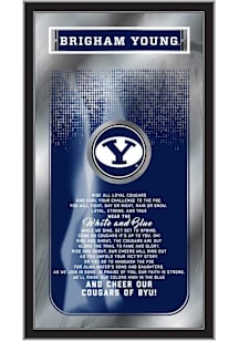 BYU Cougars Fight Song Hanging Back Bar Mirror