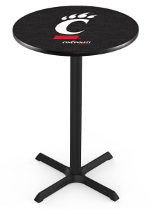 Black Cincinnati Bearcats Cross Base Pub Table