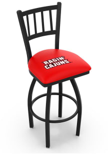 Louisiana Ragin' Cajuns Swivel Counter Pub Stool - Black