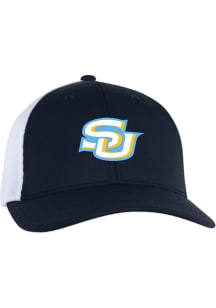 Southern University Jaguars Mens Navy Blue Hugo Mesh Back Flex Flex Hat
