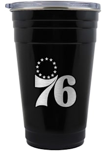 Philadelphia 76ers 22oz Tailgater Tumbler Stainless Steel Tumbler - Black