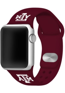 Texas A&amp;M Aggies Maroon Silicone Sport Apple Watch Band