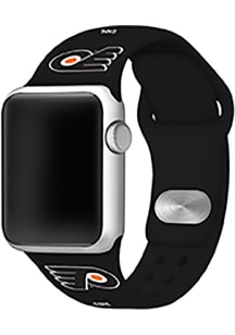 Philadelphia Flyers Black Silicone Sport Apple Watch Band