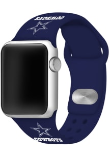 Dallas Cowboys Navy Blue Silicone Sport Apple Watch Band