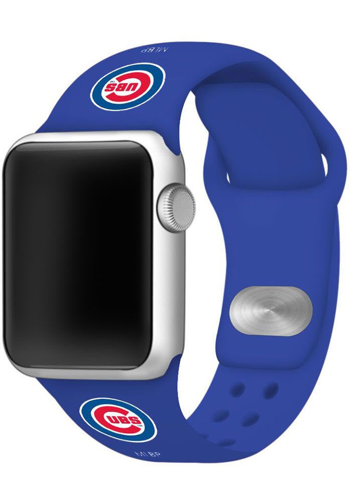 Chicago Cubs Blue Silicone Sport Apple Watch Band
