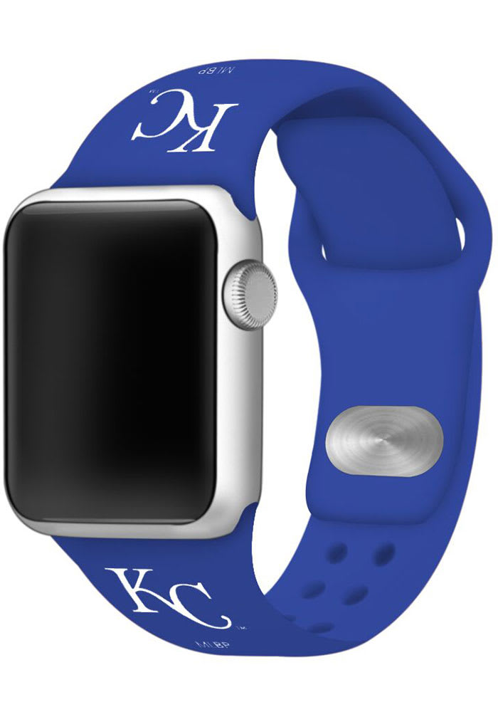 Kansas City Royals Blue Silicone Sport Apple Watch Band